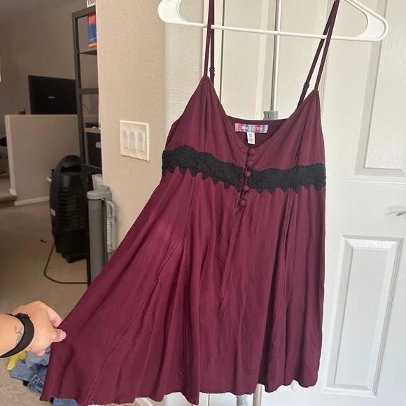 Urban Outfitters Burgundy Dress - Picture 3 of 5